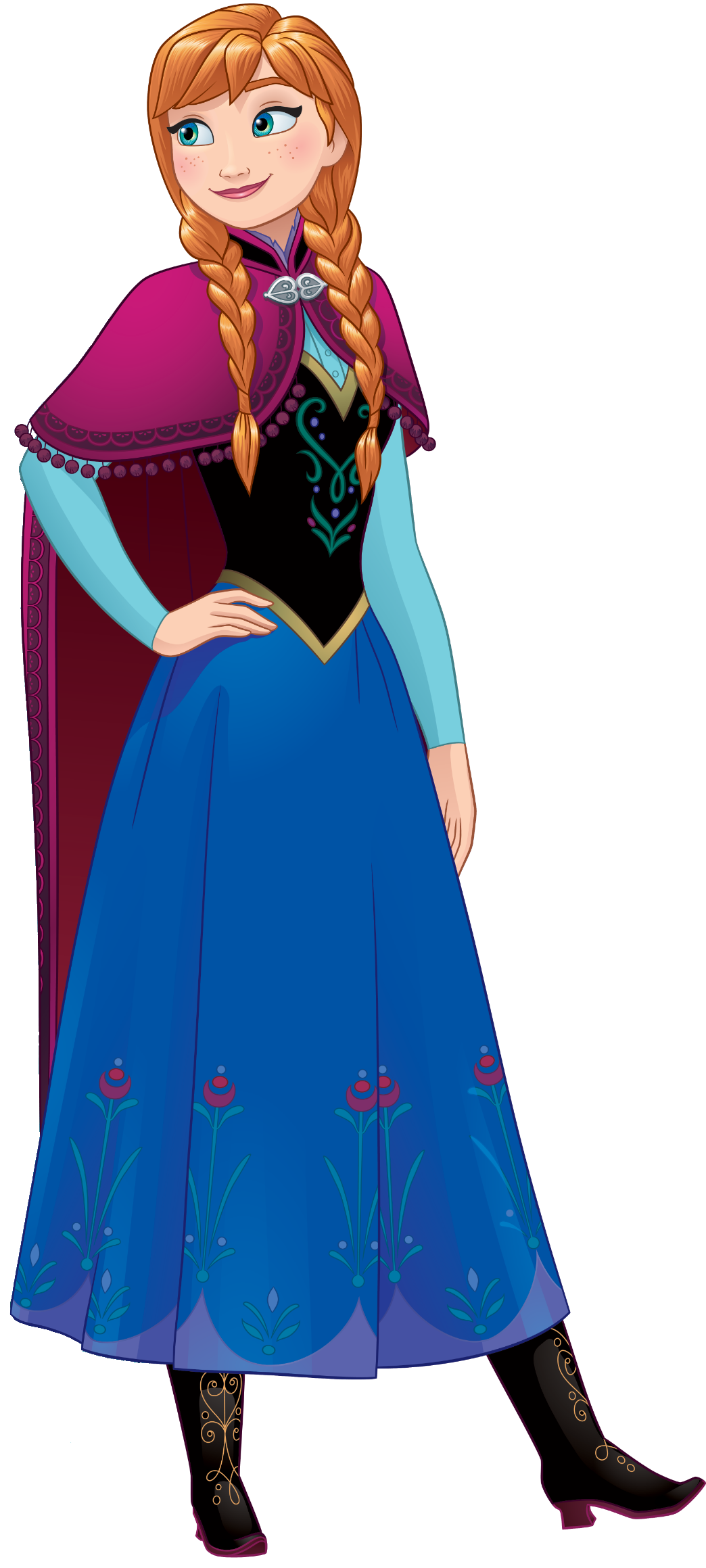 Anna (From Frozen) Blank Meme Template