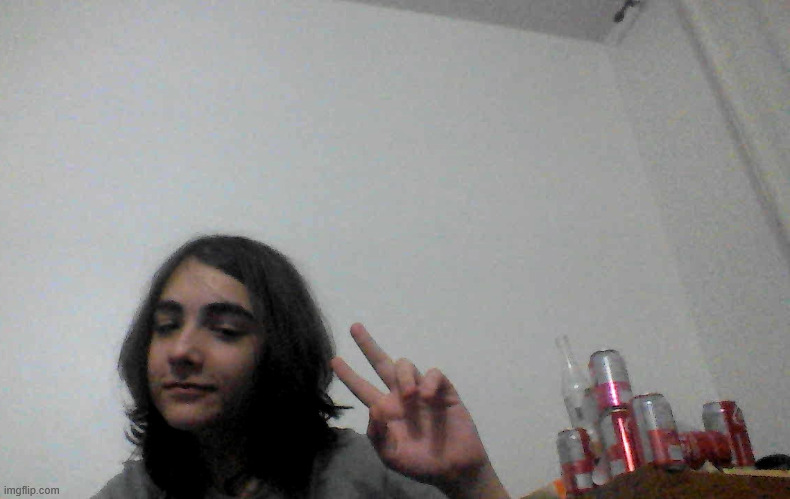 cute selfie of me!!! (ignore the coke shelf) | made w/ Imgflip meme maker