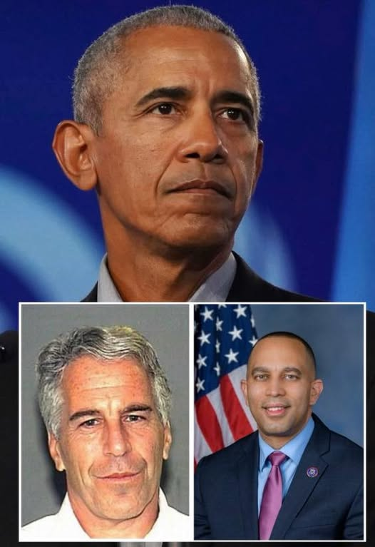Epstein, Obama and Hakeem Jefferies Blank Meme Template