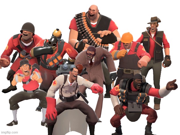 image tagged in tf2 crew laugh | made w/ Imgflip meme maker