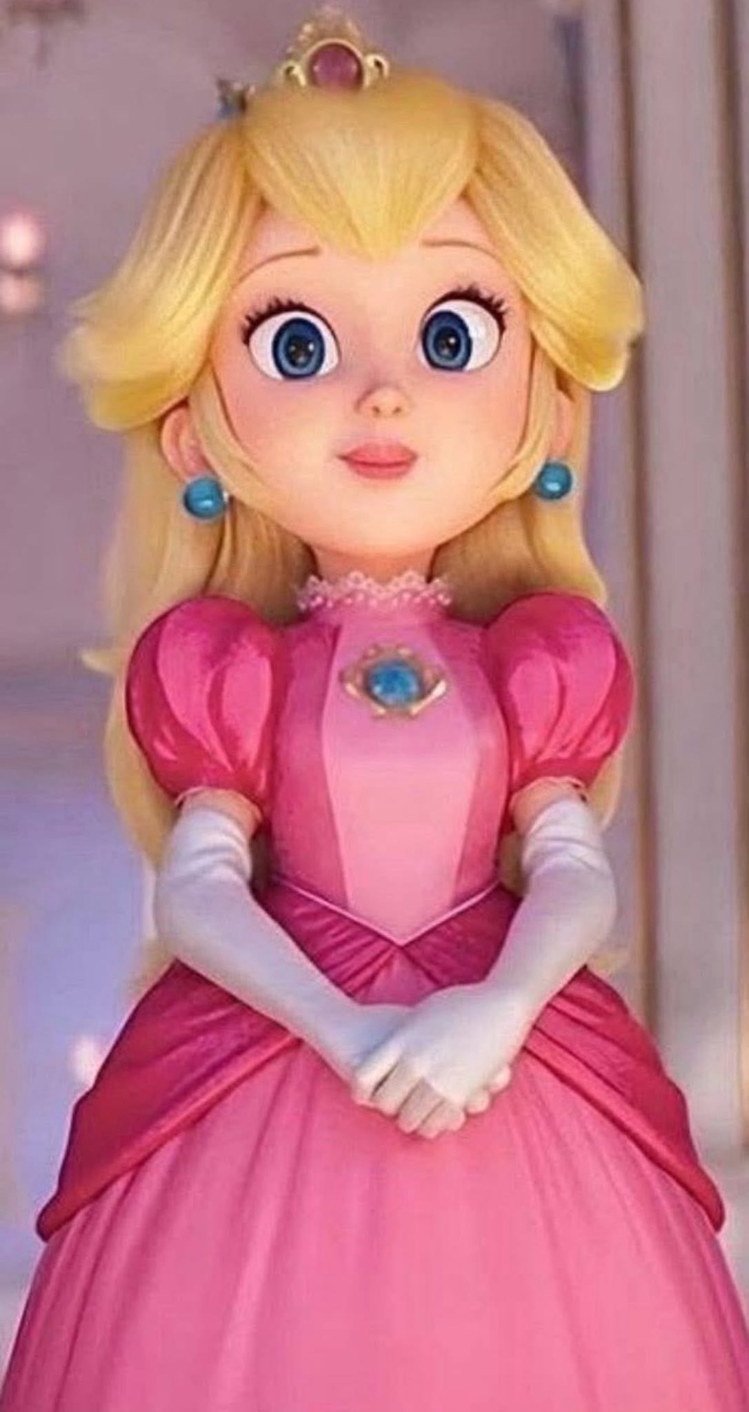 Movie Peach Blank Meme Template