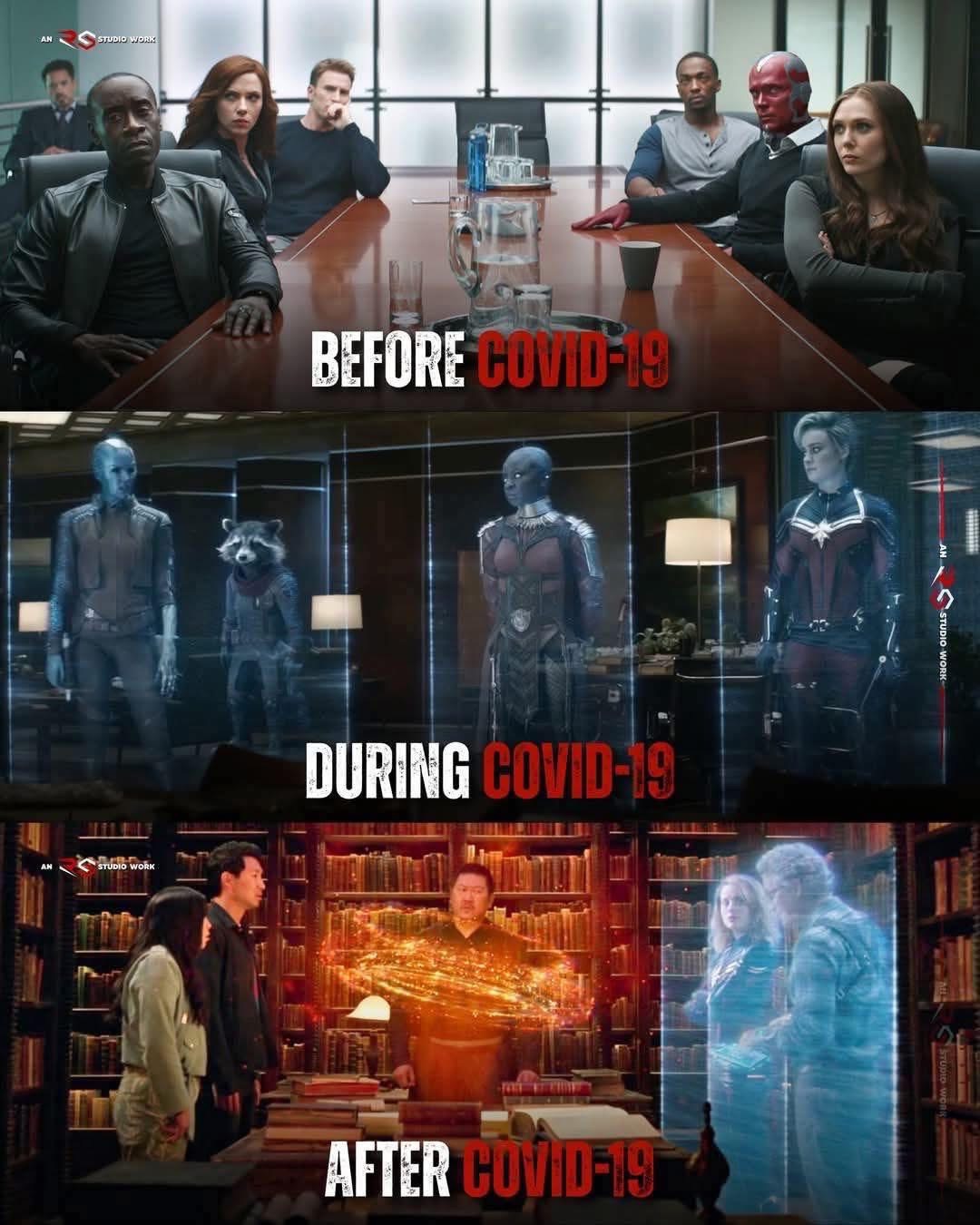 Avengers meeting Blank Meme Template