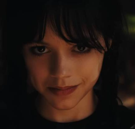 Wednesday devious smile Blank Meme Template