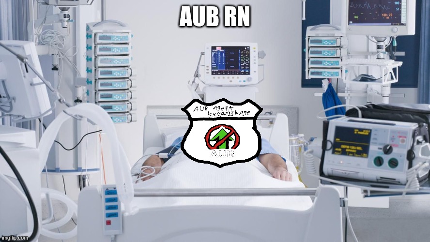 life support | AUB RN | image tagged in life support | made w/ Imgflip meme maker