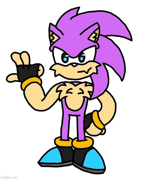 This guy is Ultra, a legally distinct version of a blue rodent that is actually connected to Forsaken of all things | made w/ Imgflip meme maker