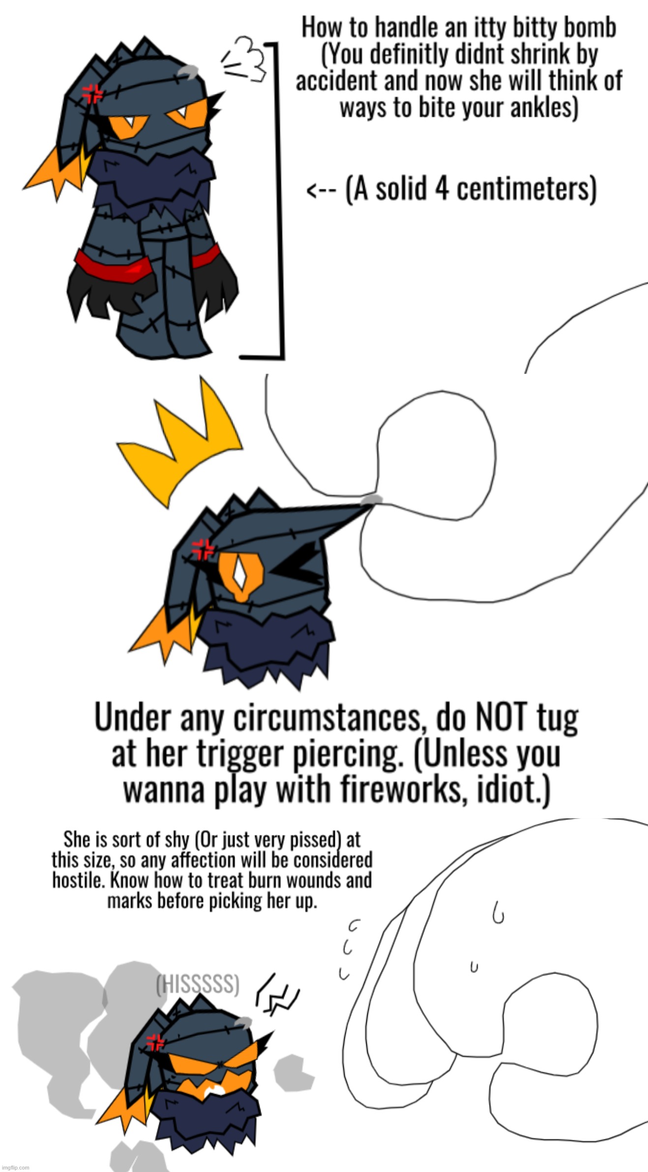 Temporary small weapon care 101 | made w/ Imgflip meme maker