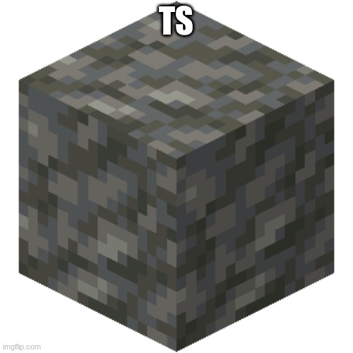 TS | image tagged in minecraft tuff | made w/ Imgflip meme maker