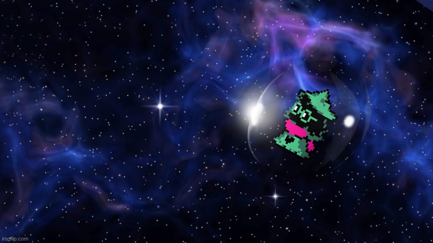 alone at the edge of the universe humming a tune  the bubble will pop soon ralsei is this the end? (5 left) | made w/ Imgflip meme maker