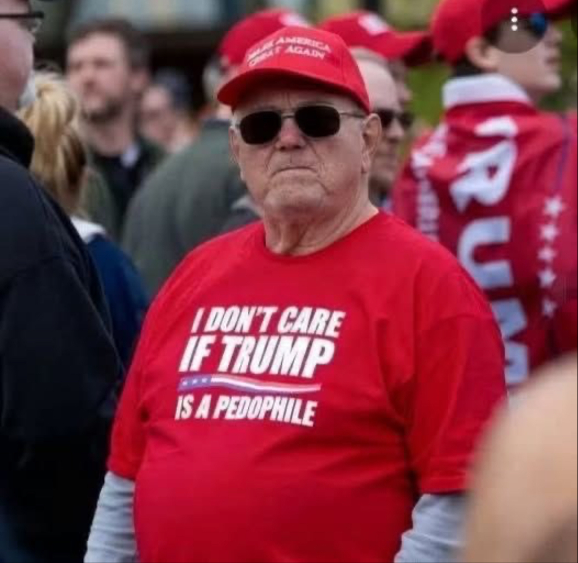 MAGA pedophile Supporter Blank Meme Template