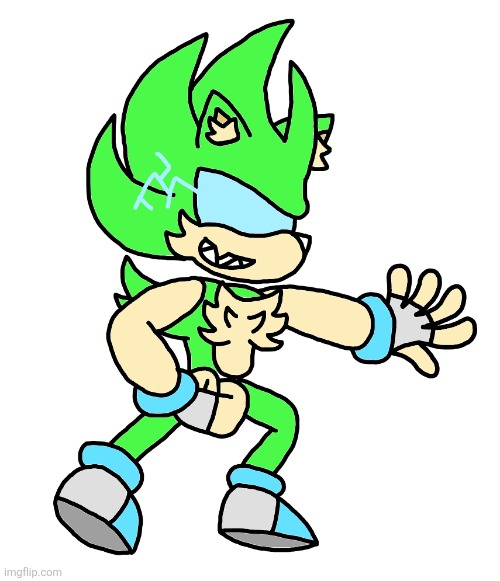 A super form for my legally distinct version of someone, the form is called "Ultima" | made w/ Imgflip meme maker