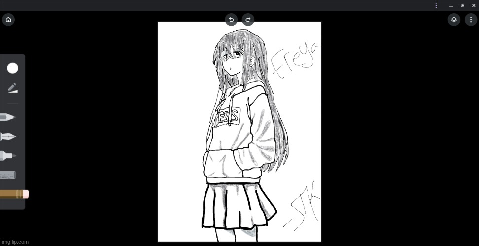 all im doing with freya..there will be no color | made w/ Imgflip meme maker