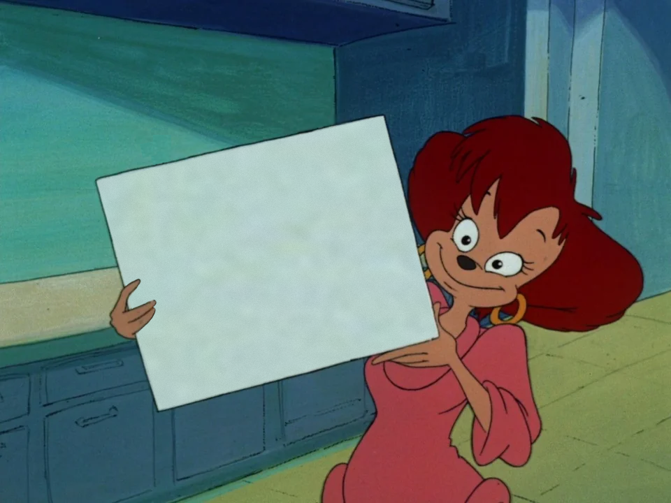 High Quality Peg - Goof Troop Blank Meme Template