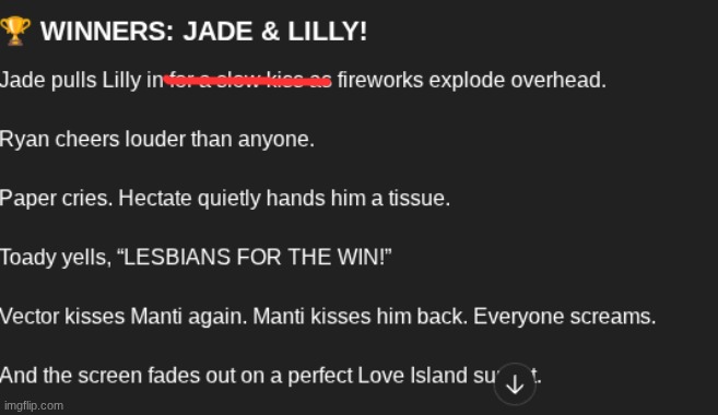 the imgflip Love Island story (I blurred the cringe crap and yes I used ai bcz I wanted plot twists that shocked me) | made w/ Imgflip meme maker