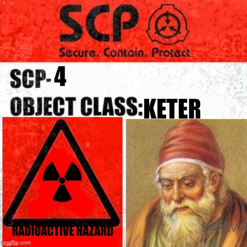 SCP-4 Blank Meme Template