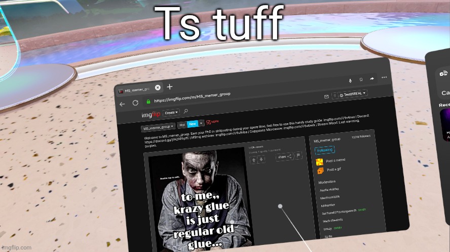 Ts tuff | made w/ Imgflip meme maker