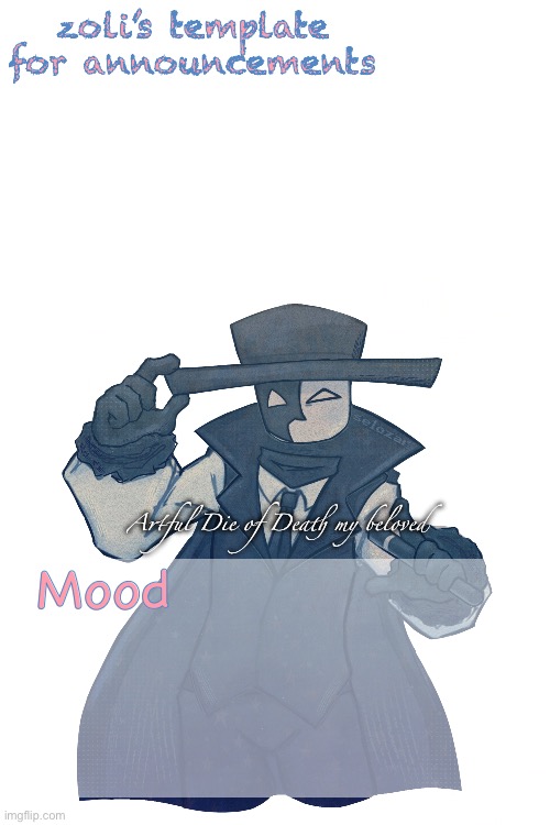 High Quality zoli Announcement Blank Meme Template