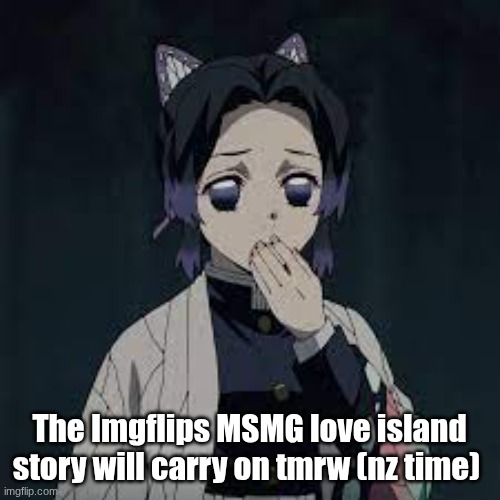 prepare | The Imgflips MSMG love island story will carry on tmrw (nz time) | image tagged in wait u have a point | made w/ Imgflip meme maker