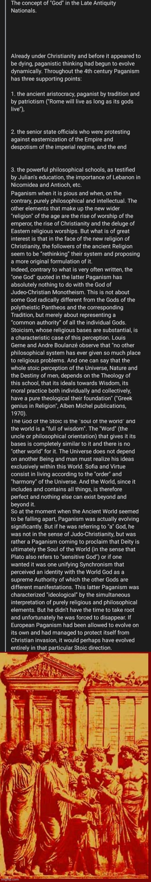 May the Gods watch out for you and bless you on this day! | image tagged in paganism,hellenism,religion,abrahamic fallacy | made w/ Imgflip meme maker