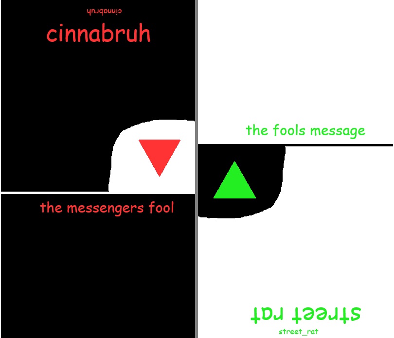 High Quality street rat n cinnabruh announcement Blank Meme Template