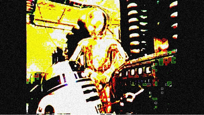 Deep Fried R2-D2 Smoking Blank Meme Template