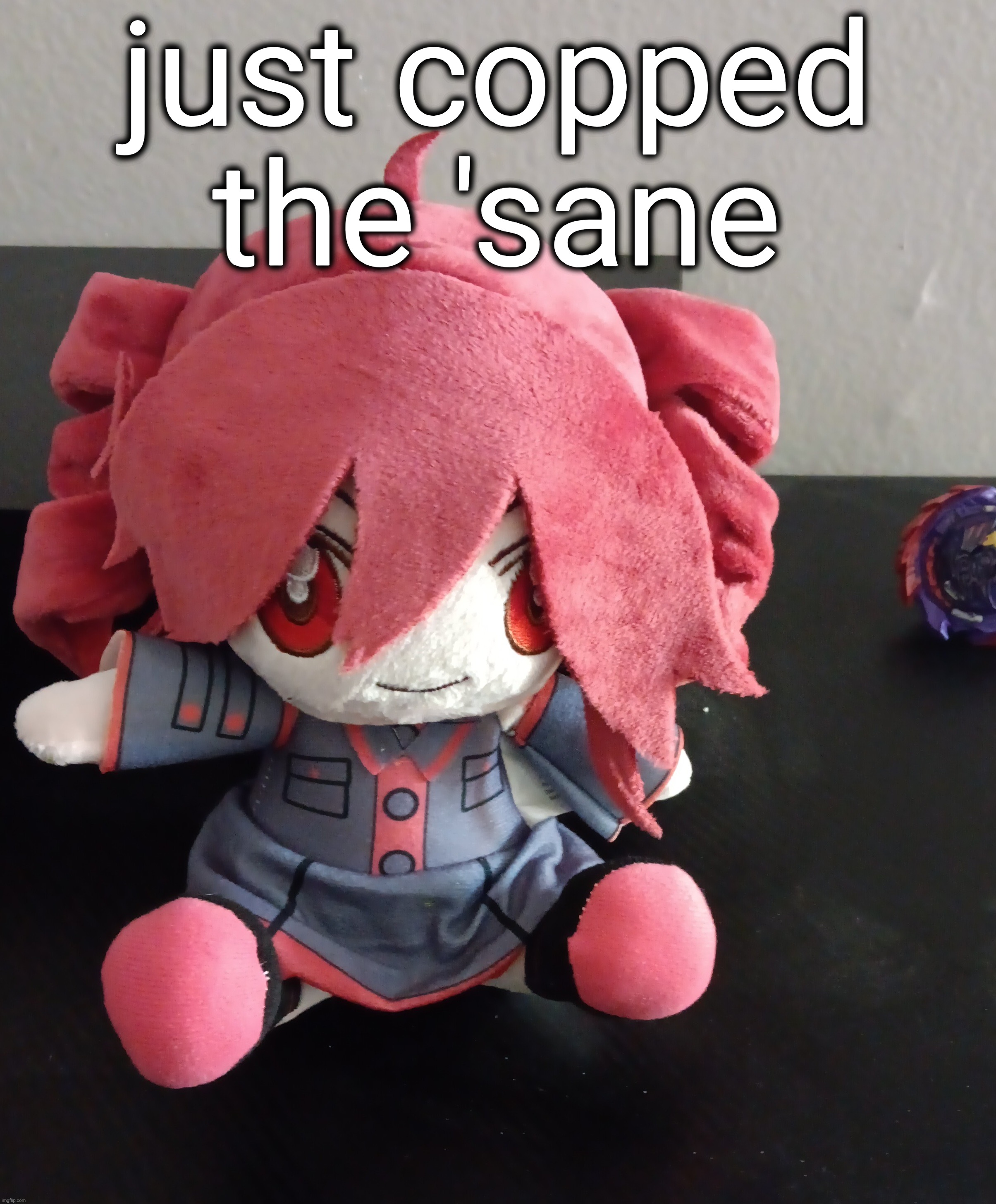 just copped the 'sane | made w/ Imgflip meme maker