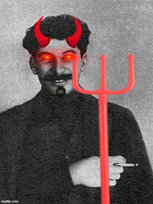 Georgian Devil Joseph Stalin | made w/ Imgflip meme maker