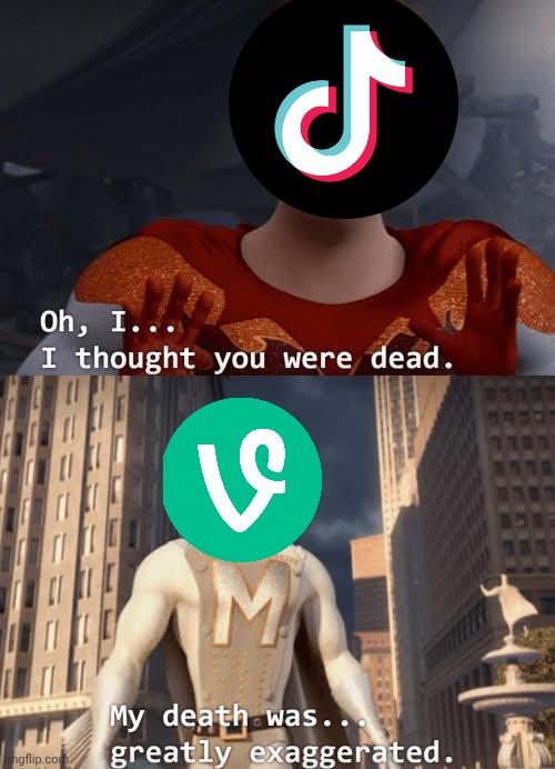 And just in time for the Great Meme Reset! | image tagged in my death was greatly exaggerated,vine,divine,return of the king,welcome back vine,memes | made w/ Imgflip meme maker