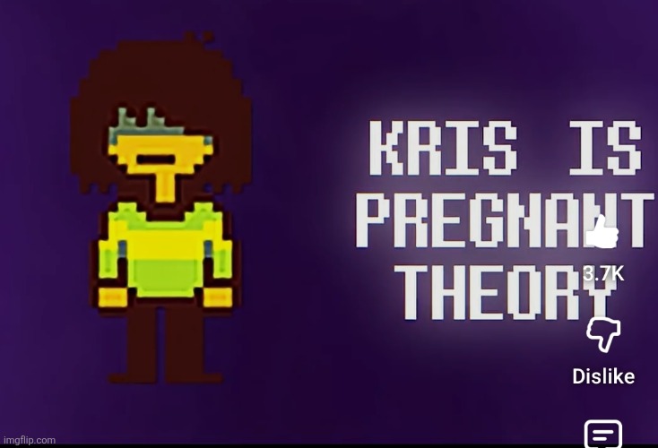 This is an actual theory (it's also known as the kris mitosis theory) (i mildly support this theory) | made w/ Imgflip meme maker