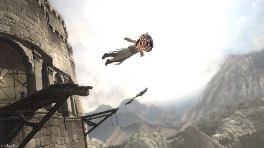 Leap of Faith | image tagged in leap of faith | made w/ Imgflip meme maker