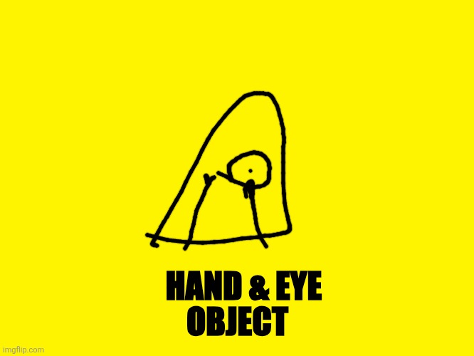 Hand and Eye Blank Meme Template