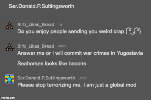 Ser.Donalds' biggest fear | image tagged in ser donalds' biggest fear | made w/ Imgflip meme maker