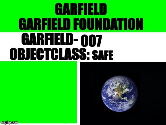 GARFIELD-007 Blank Meme Template