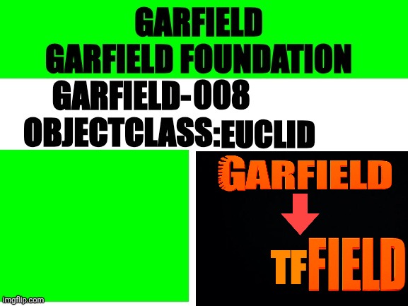 Garfield-008 Blank Meme Template