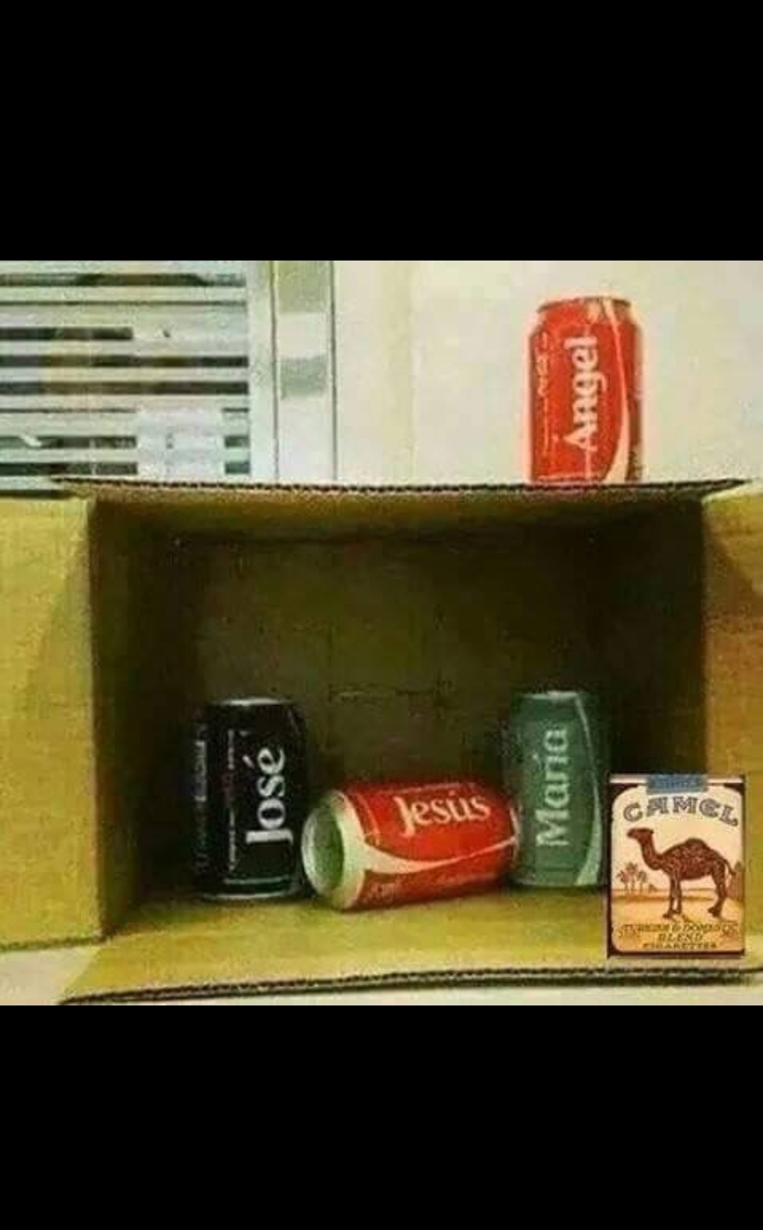 Nativity Can Blank Meme Template