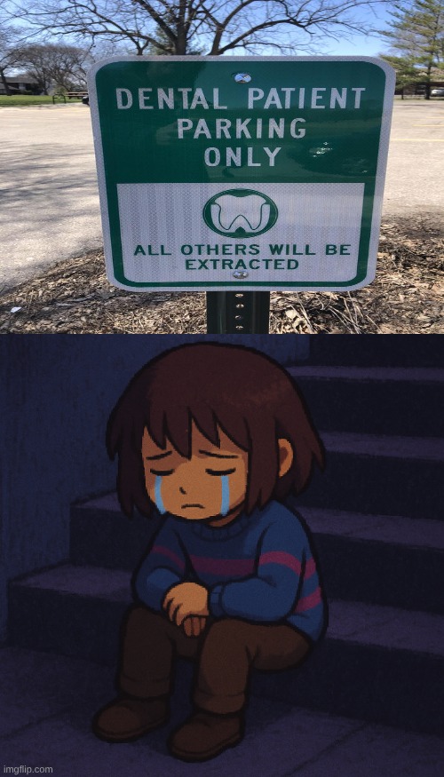 This is ChatGPT btw... also the top image is NOT AI | image tagged in depressed frisk | made w/ Imgflip meme maker