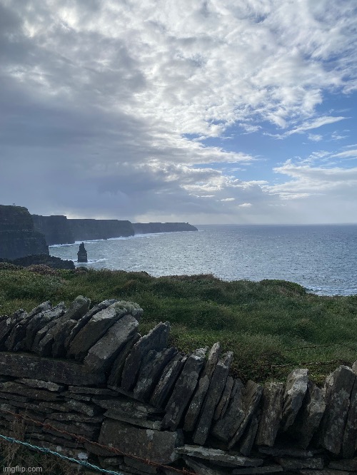 Cliffs of Moher | image tagged in ireland,cliffs,picture | made w/ Imgflip meme maker