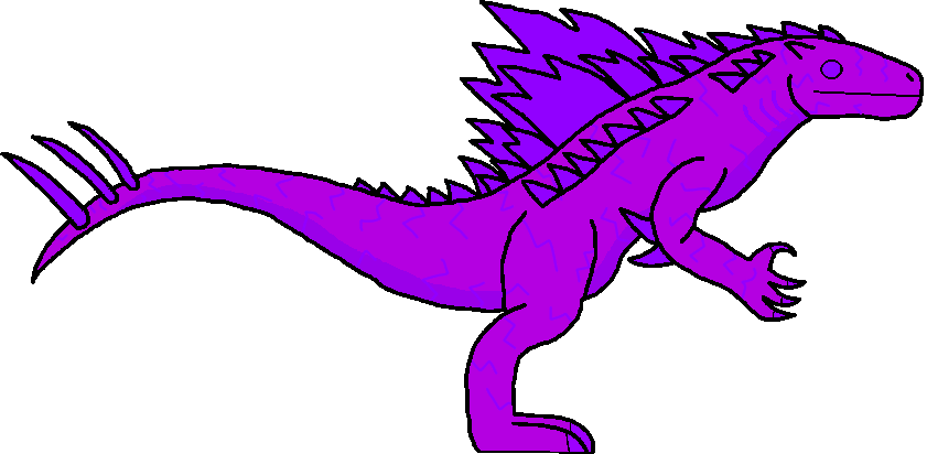 Ultraviolet Godzilla (PaleoVerse + EOIVerse) Blank Meme Template