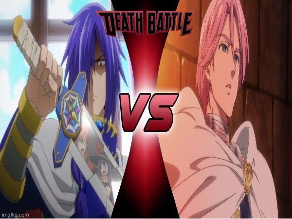 Rosie Mist vs Gilthunder | image tagged in swordsman,anime,death battle | made w/ Imgflip meme maker