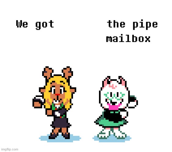 What's a pipe mailbox? | image tagged in we removed the pipebomb in your mailbox | made w/ Imgflip meme maker
