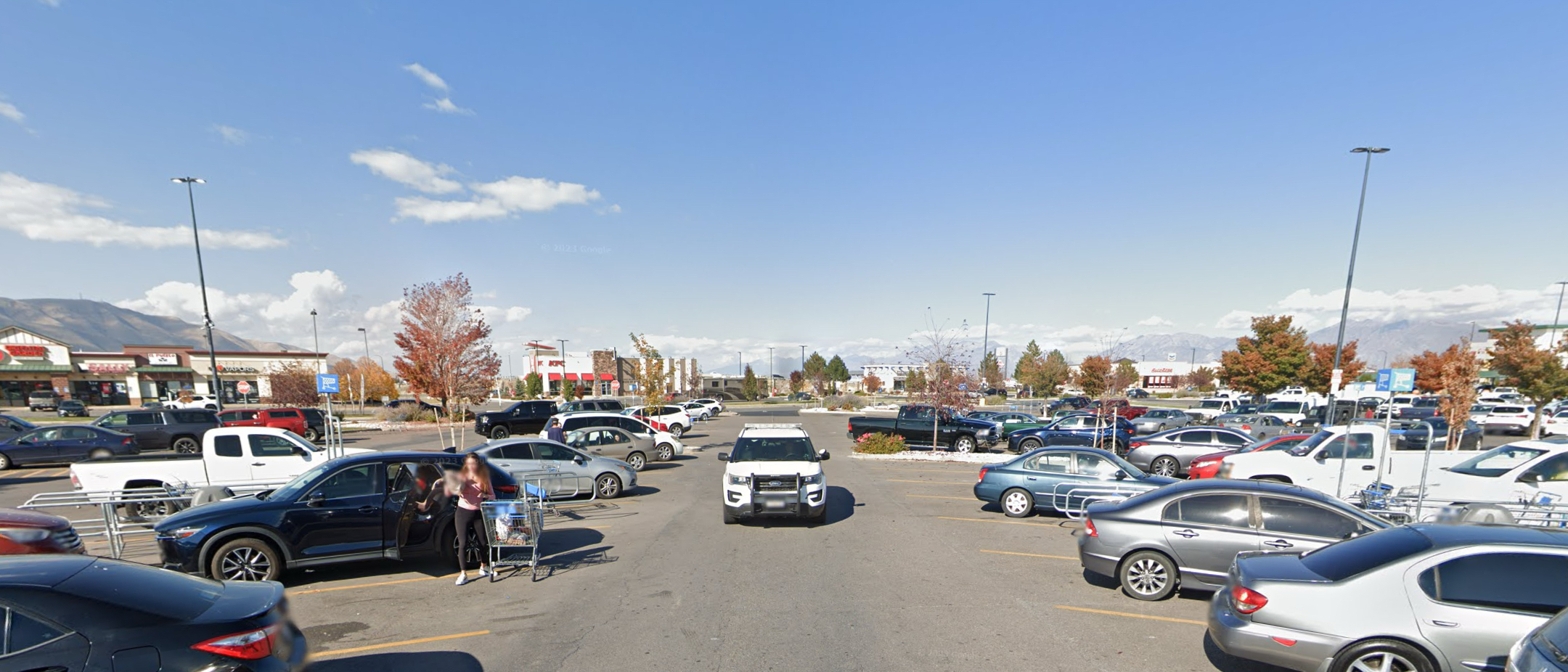 Google maps getting followed by cop Blank Meme Template