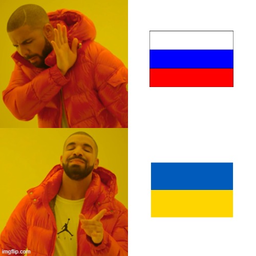 No russia | image tagged in memes,drake hotline bling | made w/ Imgflip meme maker