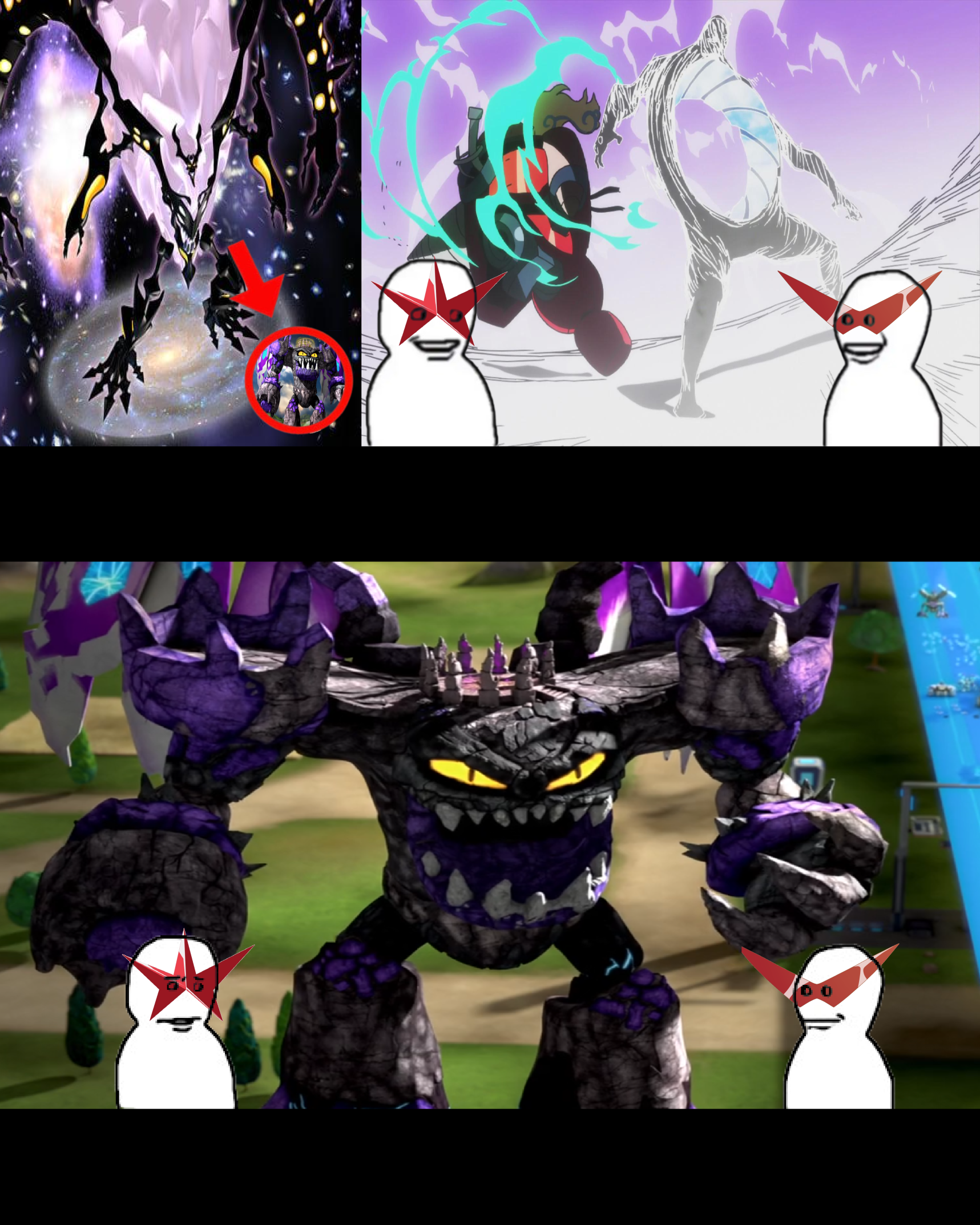 Stone Colossus Gurren Lagann Blank Meme Template