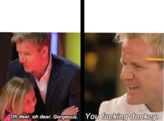 Gordon Ramsey meme Blank Meme Template
