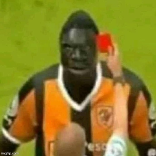 profile pic material | image tagged in red card | made w/ Imgflip meme maker