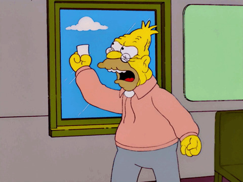 Old Man Yells At Cloud Blank Meme Template