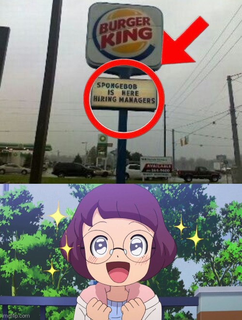 I go to that Burger King! | image tagged in burger king,spongebob | made w/ Imgflip meme maker