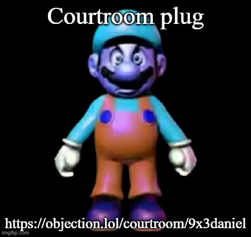 Urio | Courtroom plug; https://objection.lol/courtroom/9x3daniel | image tagged in urio | made w/ Imgflip meme maker