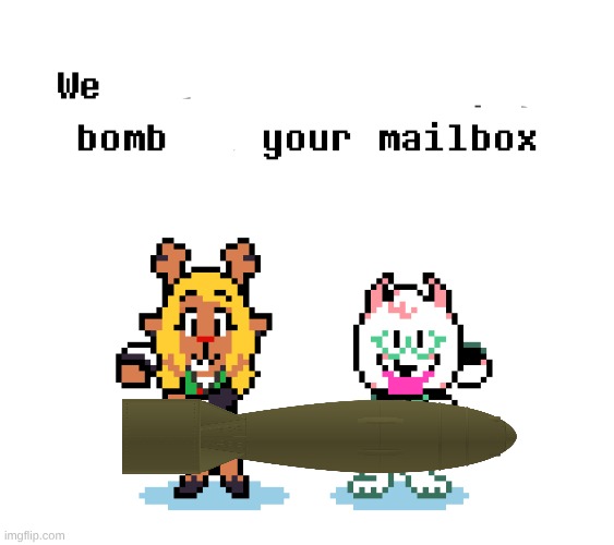 Image Title | image tagged in we removed the pipebomb in your mailbox | made w/ Imgflip meme maker