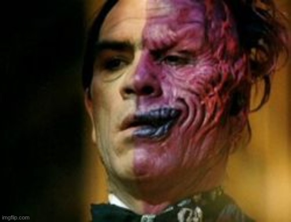 Two Face Knows | image tagged in two face knows | made w/ Imgflip meme maker