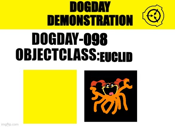 Sing de dogday-098 Blank Meme Template